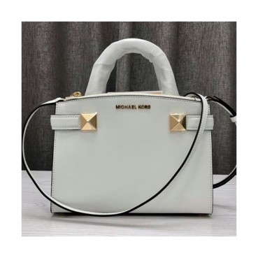 Michael Kors Leather Tote Shoulder Bag,26cm - 마이클 코어스 레더 토트 숄더백  MKB0117,26cm,화이트