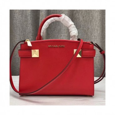Michael Kors Leather Tote Shoulder Bag,26cm - 마이클 코어스 레더 토트 숄더백  MKB0114,26cm,레드