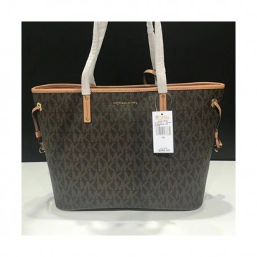 Michael Kors Leather Tote Shoulder Bag,36cm - 마이클 코어스 레더 토트 숄더백 MKB0112,36cm,2색(브라운,블랙)