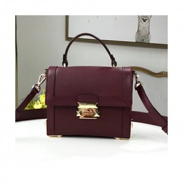 Michael Kors Leather Janey Tote Shoulder Bag, 19CM - 마이클 코어스 레더 제이니 토트 숄더백 ,MKB0082, 19CM,레드