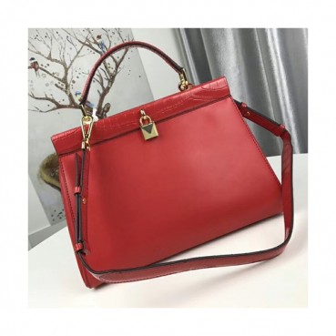 Michael Kors Leather Gramercy Tote Shoulder Bag, 32CM - 마이클 코어스 레더 그래머시 토트 숄더백 ,MKB0075, 32CM,레드