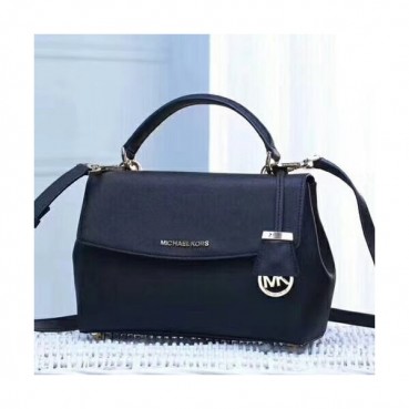 Michael Kors Leather Tote Shoulder Bag, 27CM - 마이클 코어스 레더 토트 숄더백 ,MKB0058, 27CM,블랙