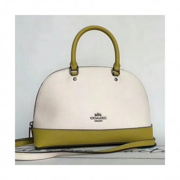 Coach Leather Tote Shoulder Bag,25cm - 코치 레더 토트 숄더백 COAB0024,25cm,화이트