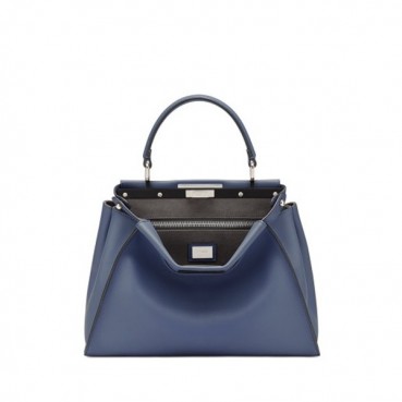 Fendi 2019 Peekaboo Tote Shoulder Bag ,33CM - 펜디 2019 피카부 토트 숄더백  FENB0038,33CM,네이비