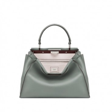 Fendi 2019 Peekaboo Tote Shoulder Bag ,33CM - 펜디 2019 피카부 토트 숄더백  FENB0037,33CM,그레이