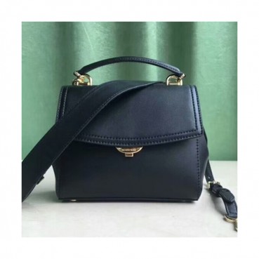 Michael Kors Leather Tote Shoulder Bag, 21CM - 마이클 코어스 레더 토트 숄더백 ,MKB0018, 21CM,블랙