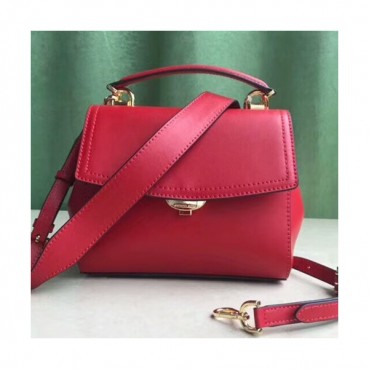 Michael Kors Leather Tote Shoulder Bag, 21CM - 마이클 코어스 레더 토트 숄더백 ,MKB0015, 21CM,레드