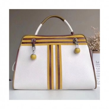 Tory Burch Leather Ivory Tote Bag,34.5cm - 토리버치 레더 아이보리 토트백 TBB0076,34.5cm