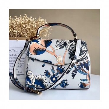 Tory Burch Leather White Tote Shoulder Bag,20cm - 토리버치 레더 화이트 토트 숄더백 TBB0067,20cm