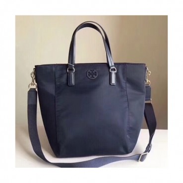 Tory Burch Nylon Blue, Black Tote Shoulder Shopper Bag,30.5cm - 토리버치 나일론 블랙,블루 남여공용 토트 숄더 쇼퍼백, TBB0047,30.5cm