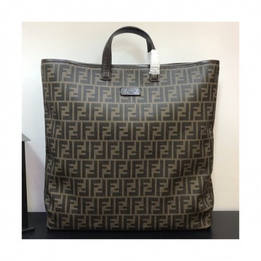 Fendi 2019 PVC Tote Shopper Bag 41CM - 펜디 2019 PVC 남여공용 토트 쇼퍼백 FENB0013,41CM,브라운