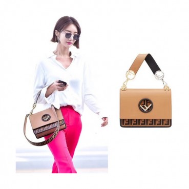 [매장판]Fendi 2019 Kan I F Tote Shoulder Bag ,26CM - 펜디 2019 칸아이 에프 토트 숄더백 FENB0007,26CM,연브라운,고준희
