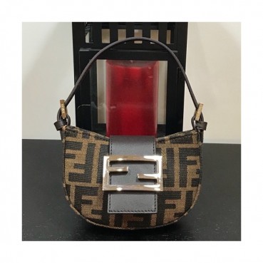 Fendi 2019 Mini Tote Bag,14.5CM - 펜디 2019 미니 여성용 토트백 FENB0005,14.5CM,브라운