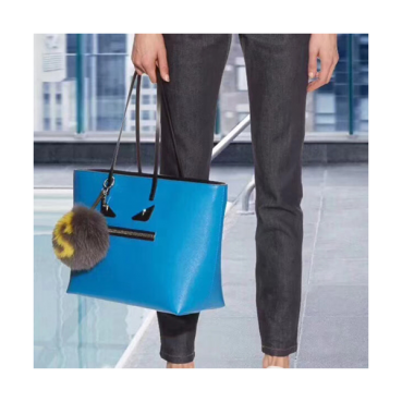Fendi Monster Tote Shoulder Bag,36CM - 펜디 몬스터 토트 숄더백 FENB0003,36CM,블루