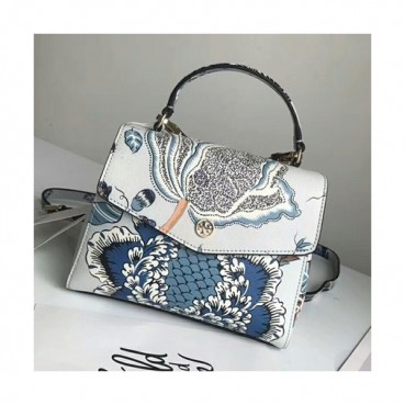 Tory Burch Leather White Tote Shoulder Bag,20cm - 토리버치 레더 화이트 토트 숄더백 TBB0040,20cm
