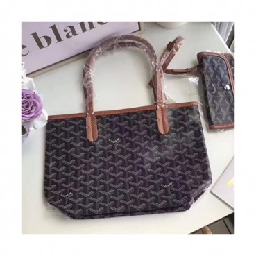 Goyard Leather Black Tote Shopper Bag,30CM - 고야드 레더 블랙 토트 쇼퍼백,GYB0040,30CM