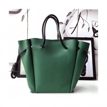 Loewe Flamenco Knot Small Tote Bag,24CM - 로에베 플라멩고 노트 스몰 토트백 ,LOE0025, 24CM, 그린