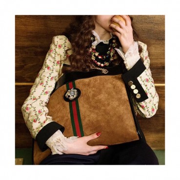 Gucci Tiger Head Large Women Tote Shoulder Shopper Bag,45CM - 구찌 타이거헤드 라지 여성용 토트 숄더 쇼퍼백 537219 , GUB0064 ,45cm