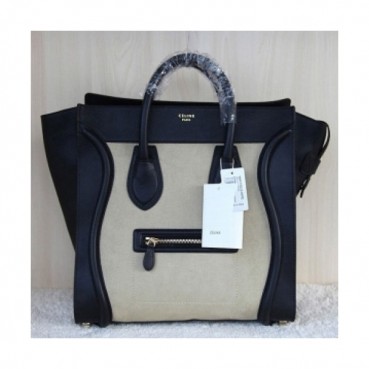 [CELINE] 셀린느 (정품원단)CELINE TOGO LEATHER TOTE BAG (BEIGE BLACK)-