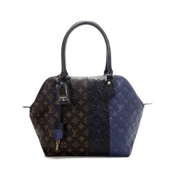 Louisvuitton 블록 지퍼 토트 M40503 네이비 28cm-