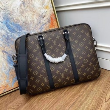 루이비통 남성 2022 브라운 모노그램 토트백 - Louis Vuitton Mens Black Tote