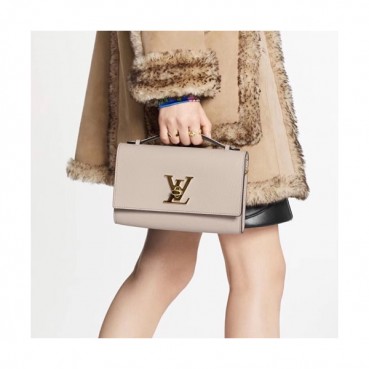 Louis Vuitton 2020 Lockme Clutch Tote Shoulder Bag,23.5cm - 루이비통 2020 락미 클러치 토트 숄더백 M56088,LOUB2206 ,23.5cm,베이지