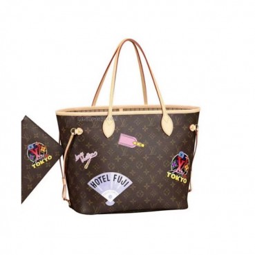 Louis Vuitton 2020 Never Full Tote Shoulder Shopper Bag,32cm - 루이비통 2020 네버풀 토트 숄더 쇼퍼백 M40995,LOUB2228 ,32cm,브라운
