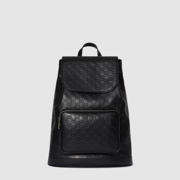 구찌 남성 GG 엠블럼 미디엄 백팩 - Gucci Mens GG Emblem Medium Backpack 