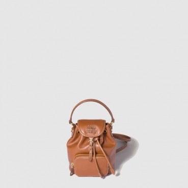 미우미우 여성 가죽 미니 백팩 - MiuMiu Womens Leather Mini Backpack 