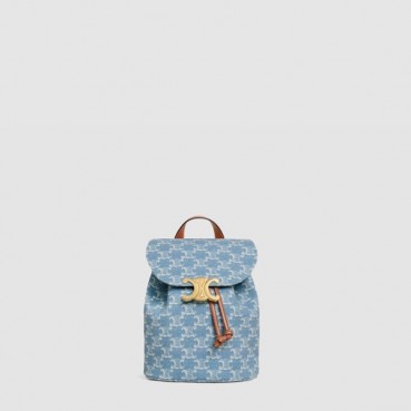 셀린느 여성 보니 백팩 트리옹프 올 오버 텍스타일 - Celine Womens Bonnie Backpack Triomphe All Over Textile 