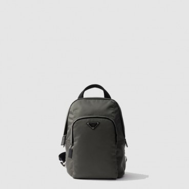 프라다 남성 리나일론 사피아노 가죽 백팩 2VZ116 - Prada Mens Re