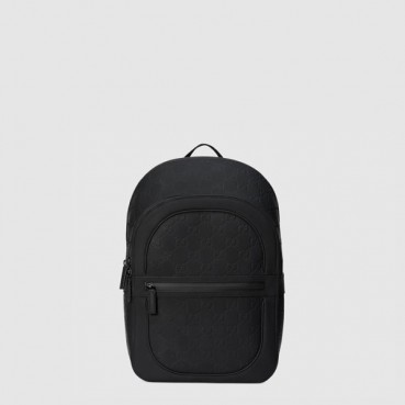 구찌 남성 GG 러버 효과 백팩 - Gucci Mens GG Rubber Effect Backpack 