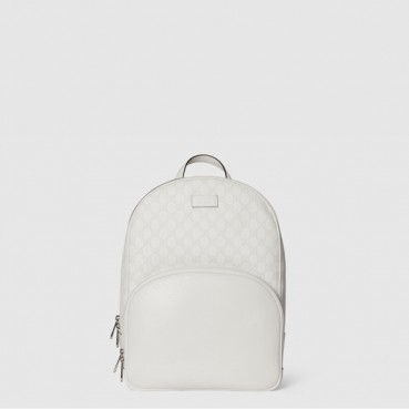 구찌 남성 태그 장식 미디엄 GG 백팩 - Gucci Mens Medium GG Backpack With Tag Decoration 