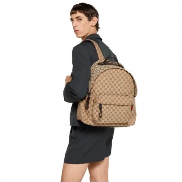 구찌 남성 GG 캔버스 미디엄 백팩 - Gucci Mens GG Canvas Medium Backpack 