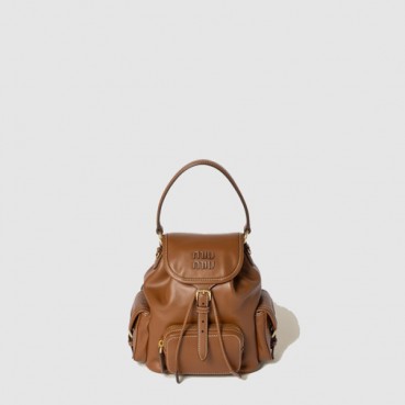 미우미우 여성 가죽 백팩 - MiuMiu Womens Leather Backpack 