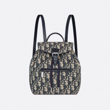 디올 키즈 자카드 오블리크 백팩 - Dior Kids Jacquard Oblique Canvas Backpack 
