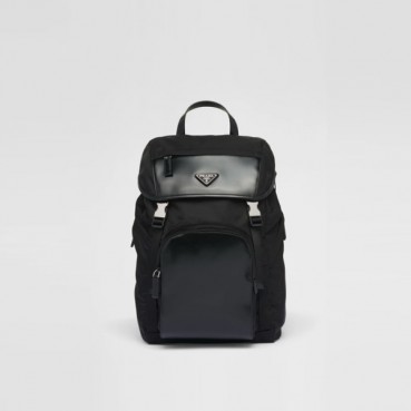 매장판 프라다 남성 리나일론 사피아노 가죽 백팩 2VZ135 - Prada Mens Re