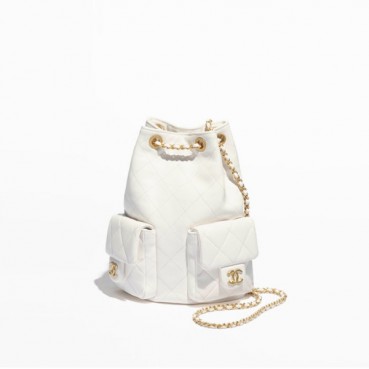 샤넬 여성 더블 포켓 백팩 - Chanel Womens 25C Back Pack 