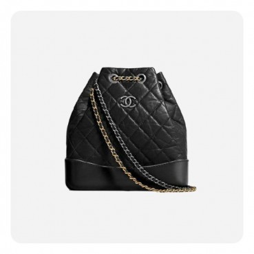 샤넬 가브리엘 카프스킨 블랙 빈티지 실버  - Chane Gabriel Calfskin Hobo Bag Vintage Bag 