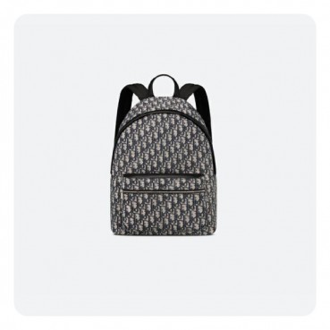 디올  베이지&블랙 라이더 백팩 - Dior Leider Backpack Bag