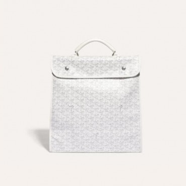 고야드 남/녀 화이트 생레제르 백팩 - Goyard Unisex Saint Leger Back Pack 