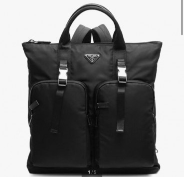프라다 남성 나일론 모던 백팩  - Prada Mens Black Back Pack 