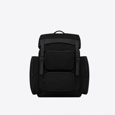 입생로랑 남성 블랙 백팩 - Saint Laurent Mens Black Back Pack 