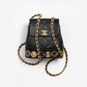 샤넬 여성 블랙 23B 백팩 - Chanel Womens Black Back Pack 