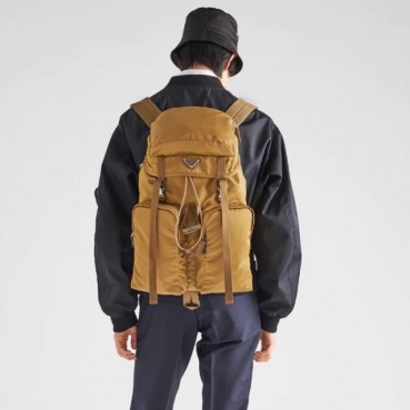 프라다 남성 리나일론 카멜 백팩 - Prada Mens Camel Back Pack 