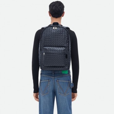 보테가베네타 남성 클래식 네이비 백팩 - Bottega veneta Mens Navy Back Pack 