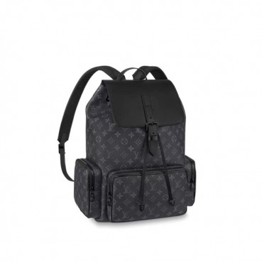루이비통 남성 블랙 백팩 - Louis vuitton Mens Black Back Pack 