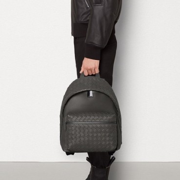 보테가베네타 남성 클래식 그레이 백팩 - Bottega veneta Mens Gray Back Pack 