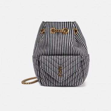 입생로랑 여성 블랙 백팩 - Saint Laurent Womens Black Back Pack 