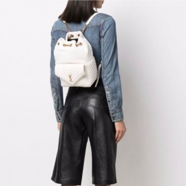 입생로랑 여성 화이트 백팩 - Saint Laurent Womens White Back Pack 